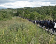 ２年　修学旅行　北海道